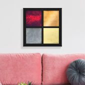 四方形001 キャンバスプリント (インサイチュ (リビング))