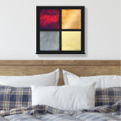 四方形001 キャンバスプリント (インサイチュ (寝室))