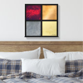 四方形001 キャンバスプリント (インサイチュ (寝室))