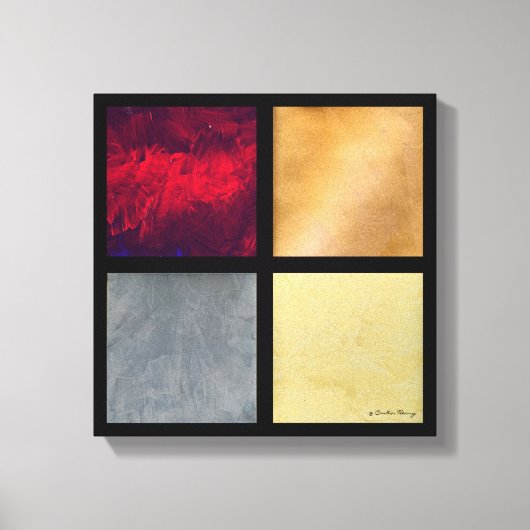 四方形001 キャンバスプリント (正面)