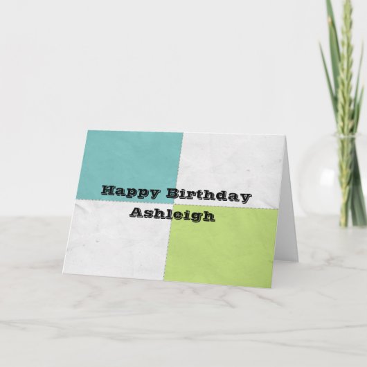 四方形 カード (正面)