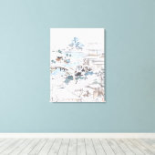 四日本の十絵を描七浪士の事件 キャンバスプリント (インサイチュ (ウッドフロア))