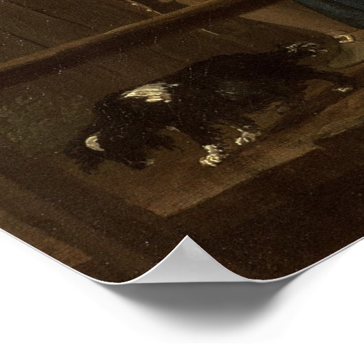 四日：夕べ, 1736 ポスター (角)