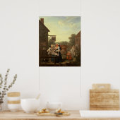 四日：夕べ, 1736 ポスター (キッチン)