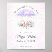 四月の雨が五月の花をもたらす シャワーの歓迎 ポスター (正面)