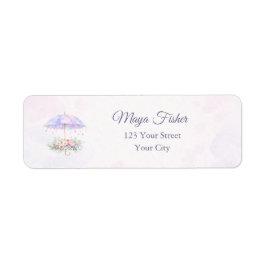 四月の雨が五月の花をもたらす 返送先住所 ラベル
