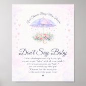 四月の雨が五月の花をもたらす Don't Say Baby ポスター (正面)
