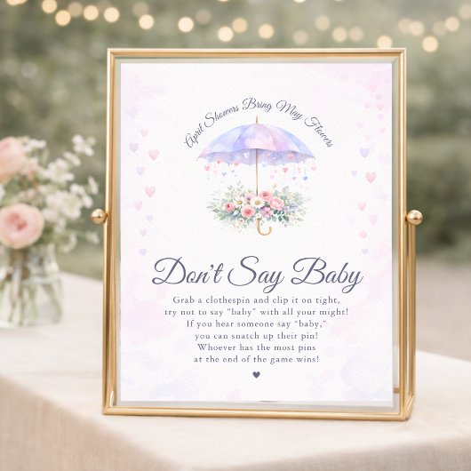 四月の雨が五月の花をもたらす Don't Say Baby ポスター