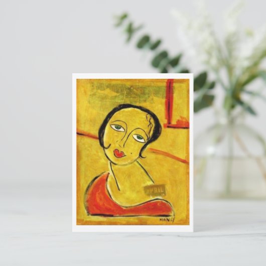 四月はがき ポストカード (スタンド正面)