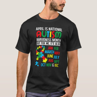 四月は自閉症啓発月間 Tシャツ