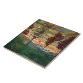 四木（風景画） (by Egon Schiele) タイル (側面)
