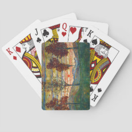 四木（風景画） (by Egon Schiele) トランプ