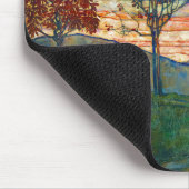 四木（風景画） (by Egon Schiele) マウスパッド (コーナー)