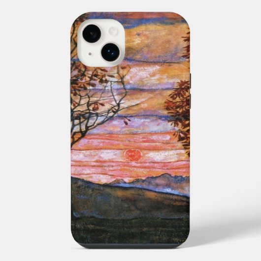 四本の樹木 iPhoneケース (裏面)