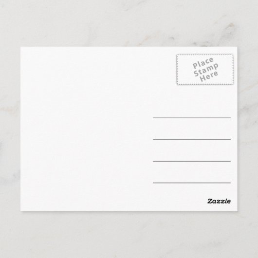 四本の足を持つ生物学的芝刈機 ポストカード (裏面)