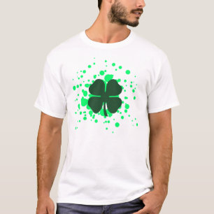 四枚の葉のクローバーバブル。 Tシャツ