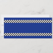 四歳の誕生日にスピードカーのレースチケット風の招待状 招待状 (裏面)