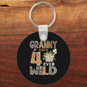 四獣の野生サファリ4周年お誕生日B キーホルダー (正面)