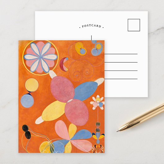 四番目の10番目に大きい |ヒルマフクリント ポストカード