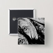 四目 缶バッジ (正面&裏面)