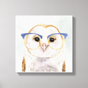 四眼避雷器   Wise Owl キャンバスプリント