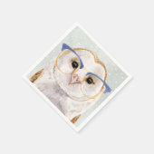 四眼避雷器 | Wise Owl スタンダードカクテルナプキン (角)