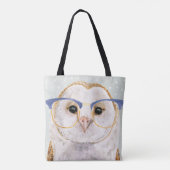 四眼避雷器 | Wise Owl トートバッグ (裏面)