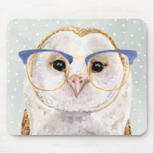 四眼避雷器 Wise Owl マウスパッド