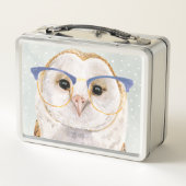 四眼避雷器 | Wise Owl メタルランチボックス (裏面)