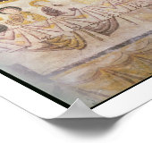 四福音書の記号と共にキリスト ポスター (角)