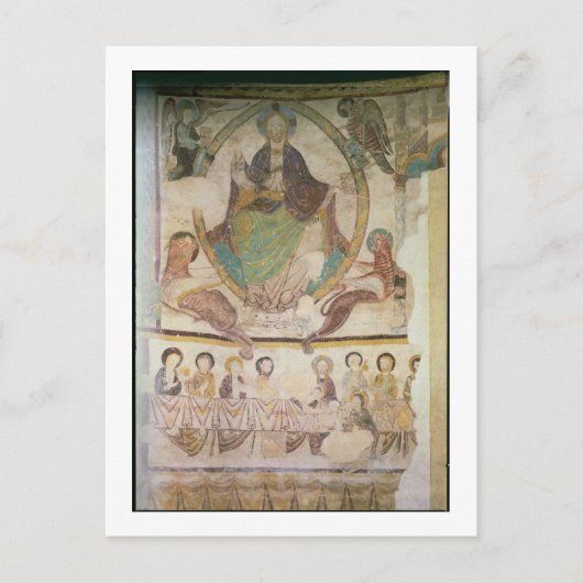 四福音書の記号と共にキリスト ポストカード (正面)