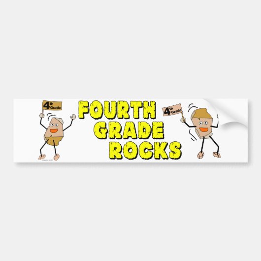 四級岩 バンパーステッカー (正面)