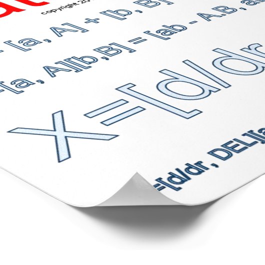 四級数学 ポスター (角)