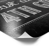 四級黒板看板の末日 フォトプリント            (角)