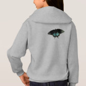 四羽の珍しい蝶 (裏面)