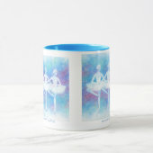 四羽の白鳥の踊りマグカップ マグカップ (中央)