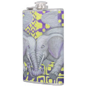 四羽の羽根 フラスク (左)