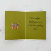 四羽の鳥の福音書カットアウトステンシル シーズンカード (内部)