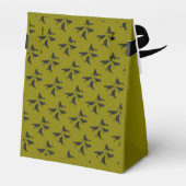 四羽の鳥切り抜きステンシルスタイル1 フェイバーボックス (裏面サイド)