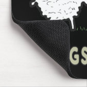 四脚良いおもしろい羊のフン マウスパッド (コーナー)