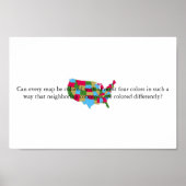 四色定理 ポスター (正面)