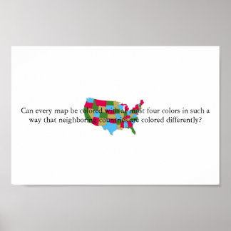 四色定理 ポスター