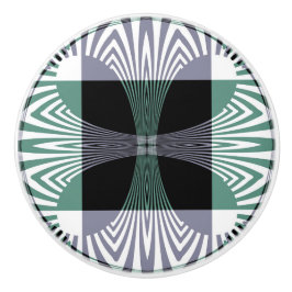 四花びらガラス輝き曼荼羅の無限のミラージュ セラミックノブ