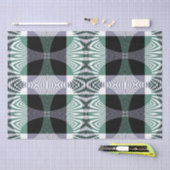 四花びらガラス輝き曼荼羅の無限のミラージュ 薄葉紙 (クラフト)