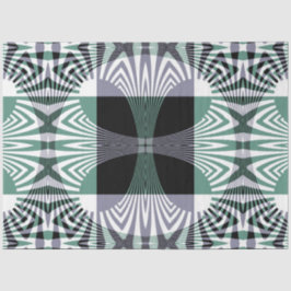 四花びらガラス輝き曼荼羅の無限のミラージュ 薄葉紙