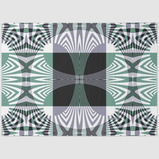 四花びらガラス輝き曼荼羅の無限のミラージュ 薄葉紙 (正面)