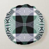 四花弁光曼荼羅の無限のミラージュ ラウンドクッション (裏面)