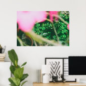 四葉のクローバー チャーム ポスター (ホームオフィス)