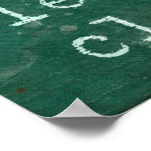 四葉クローバーのように運が良い ポスター (角)