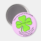 四葉クローバー磁石 マグネット (正面/裏面)